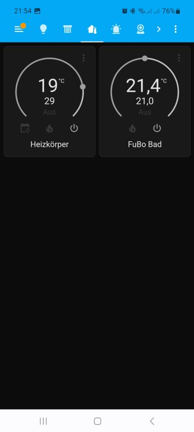Thermostate in App
